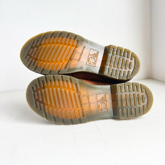 Doc Martens Aimilita Grizzly Brown Faux Fur Lined Mid Height Boots NEW 7 - Picture 5 of 5